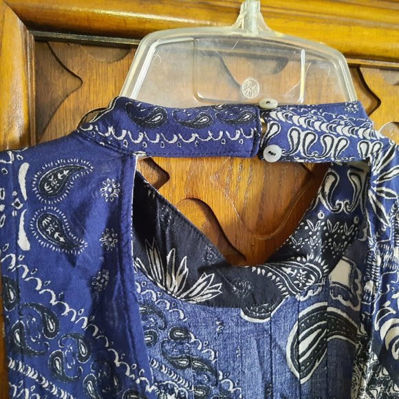 KEEP Free People Intimately Beaux Slip Dress - Bandana Print, Size S - Picture 10 of 16